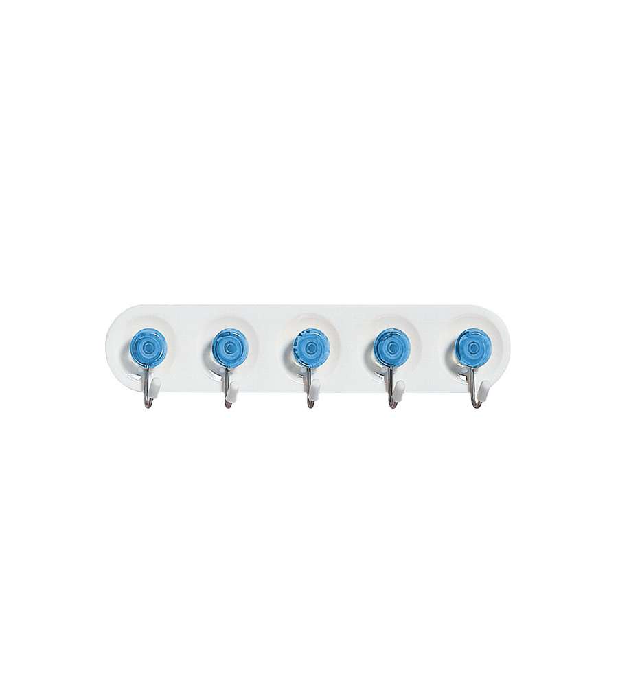 Gancio Strofinacci 5P Acciaio Cm 18,5X4,5 Eliplast