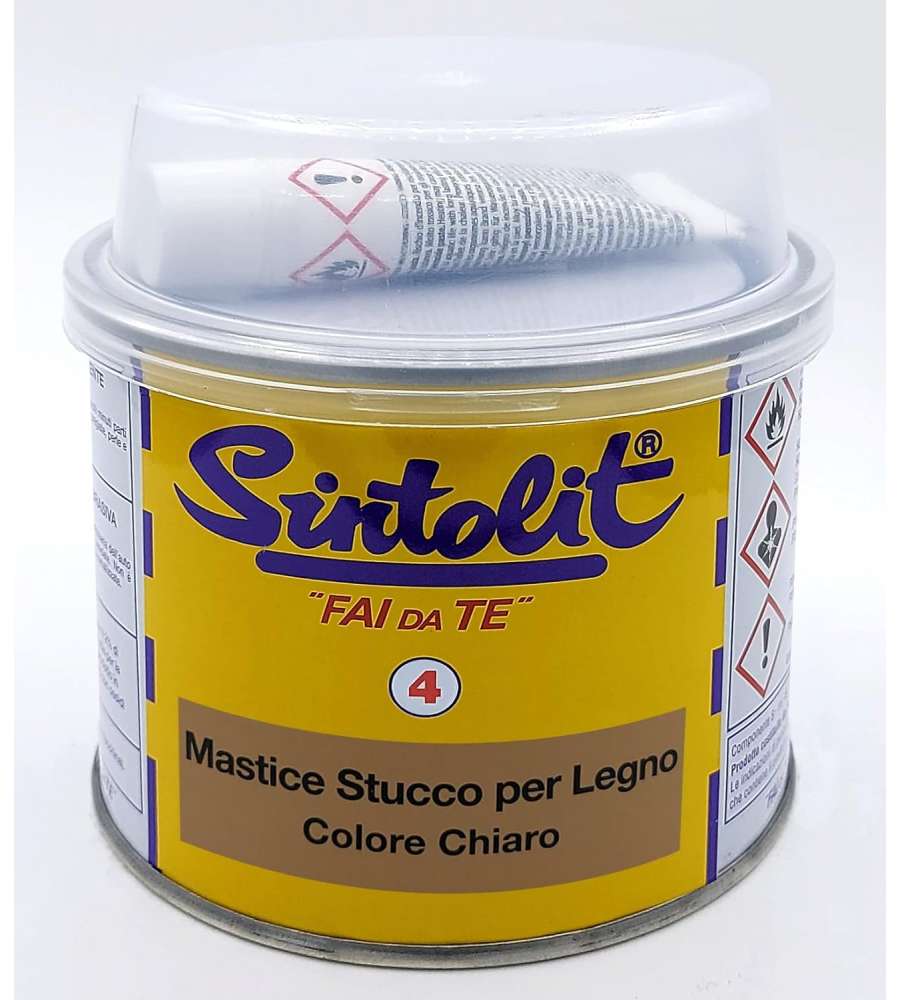 Sintolit Stucco per legno bicomponente chiaro 375 ml