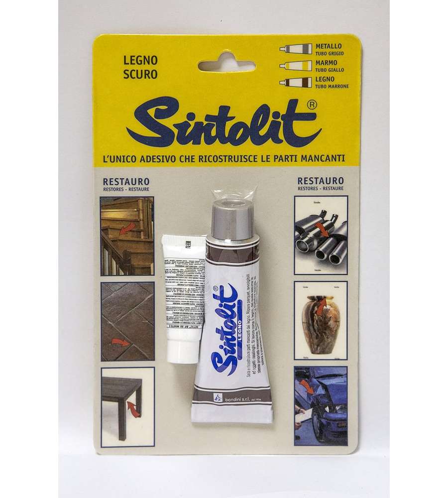 Sintolit Stucco per legno bicomponente scuro 60 ml