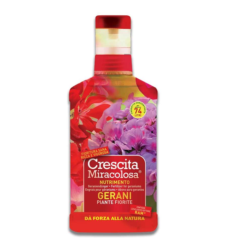 Concime per Gerani Crescita Miracolosa - 750 ml