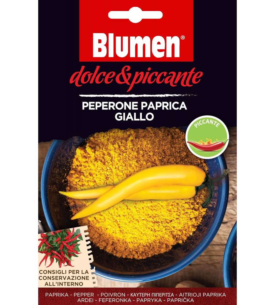 Semi di peperoncino Paprica giallo