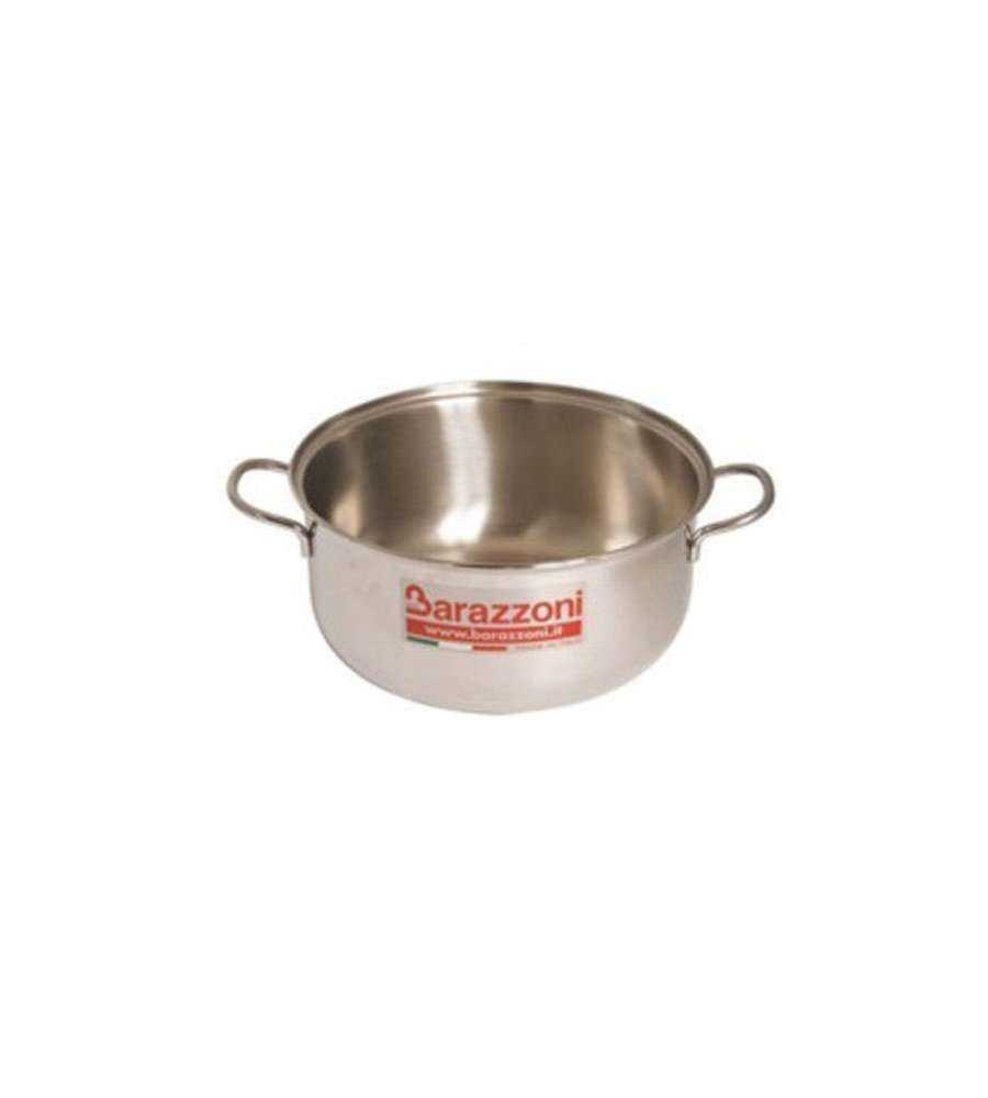Casseruola Inox 2 Manici    Cm 24 Bonita Barazzoni