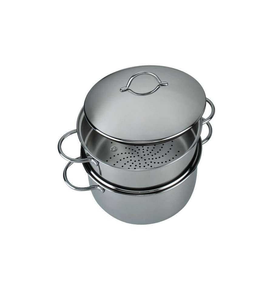 Vaporiera Inox 18/10               Cm 24 Barazzoni