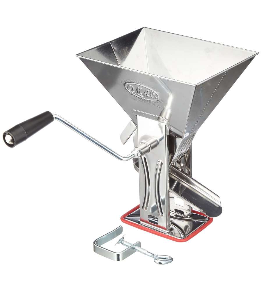 Omac Spremipomodoro Manuale Gulliver - Acciaio Inox - 17x22.5x30 cm