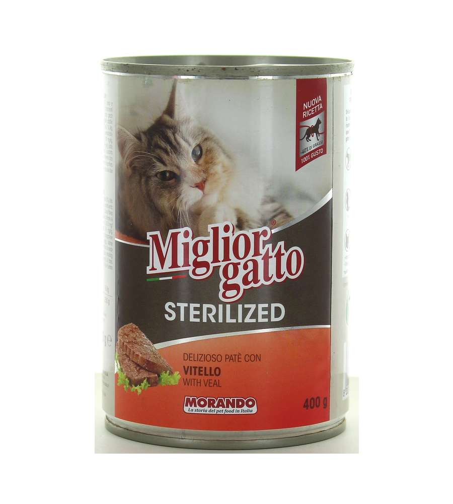 Morando Pat per Gatti - Gusto Vitello - 400g