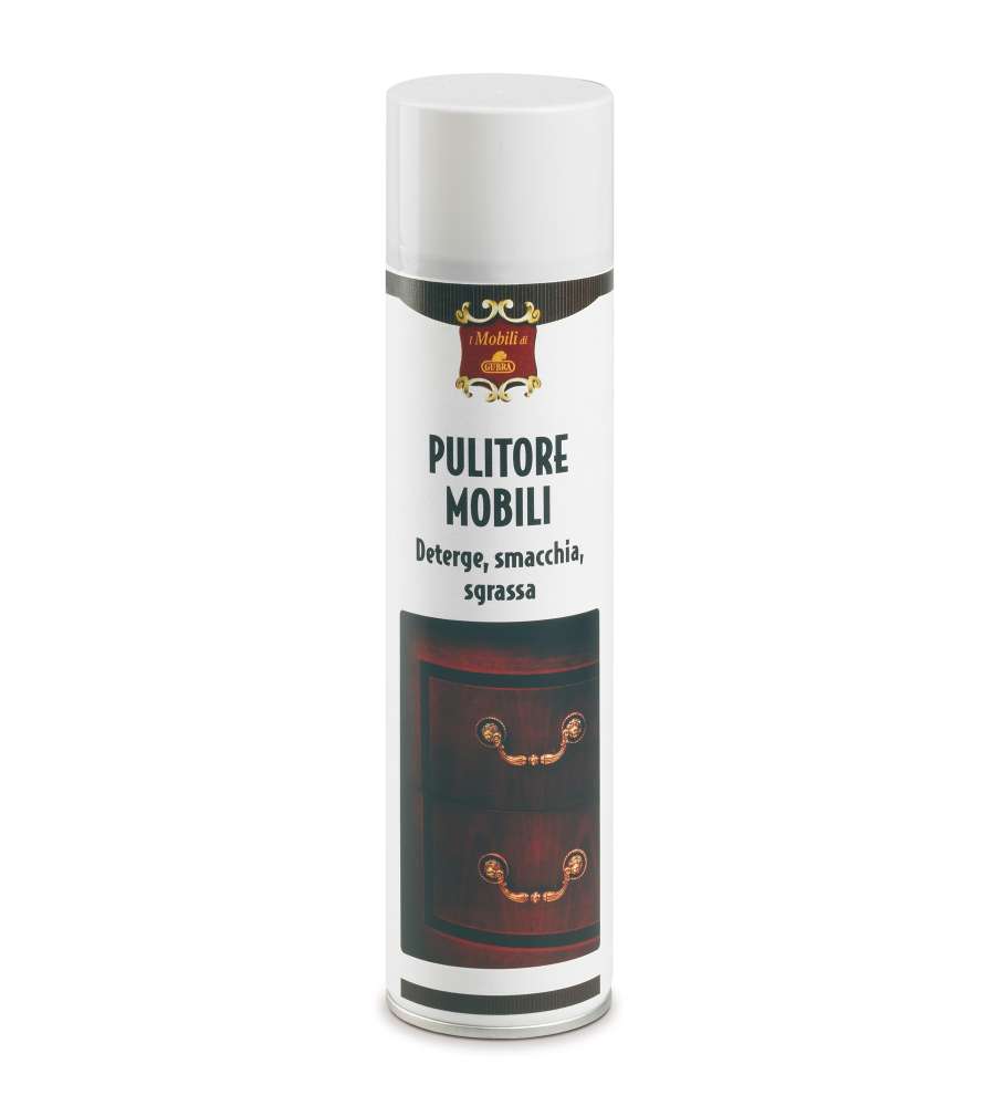 Gubra Pulitore Spray per Mobili - 400 ml - Elimina Macchie Ostinate