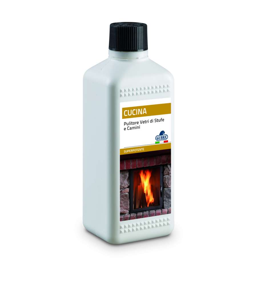 Gubra Pulitore Vetri Stufe e Camini - 500 ml