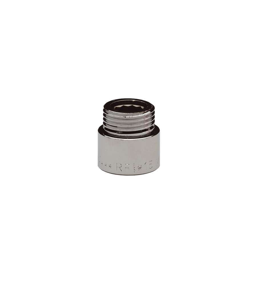 Prolunga Femmina-Maschio Cromato Lucido 1/2x20