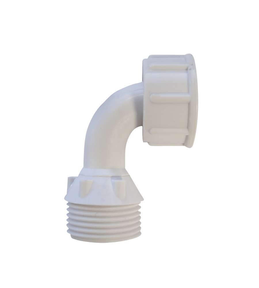 Idrobric Raccordo Lavatrice - Bianco -  3/4