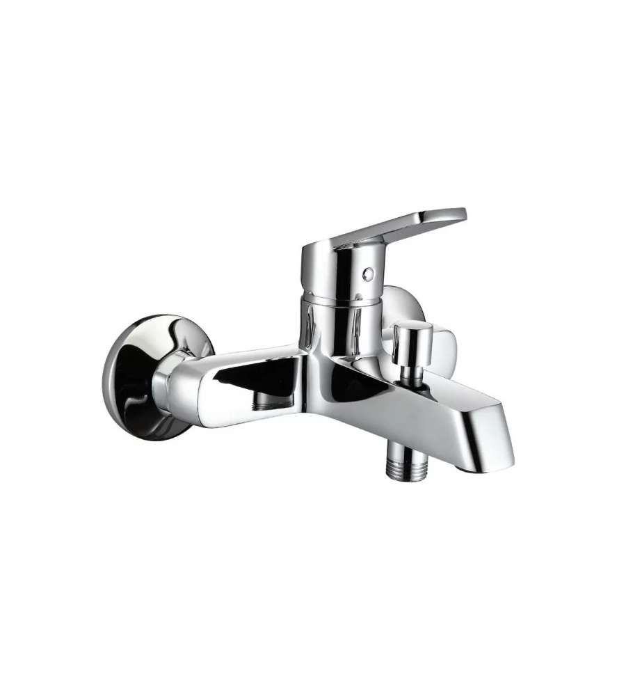 Rubinetto miscelatore monocomando vasca, finitura cromo, aeratore coin slot diam. 35 mm