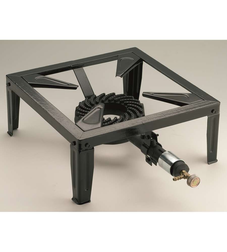 Kemper Fornellone Ghisa - Nero - 40x40x17 cm