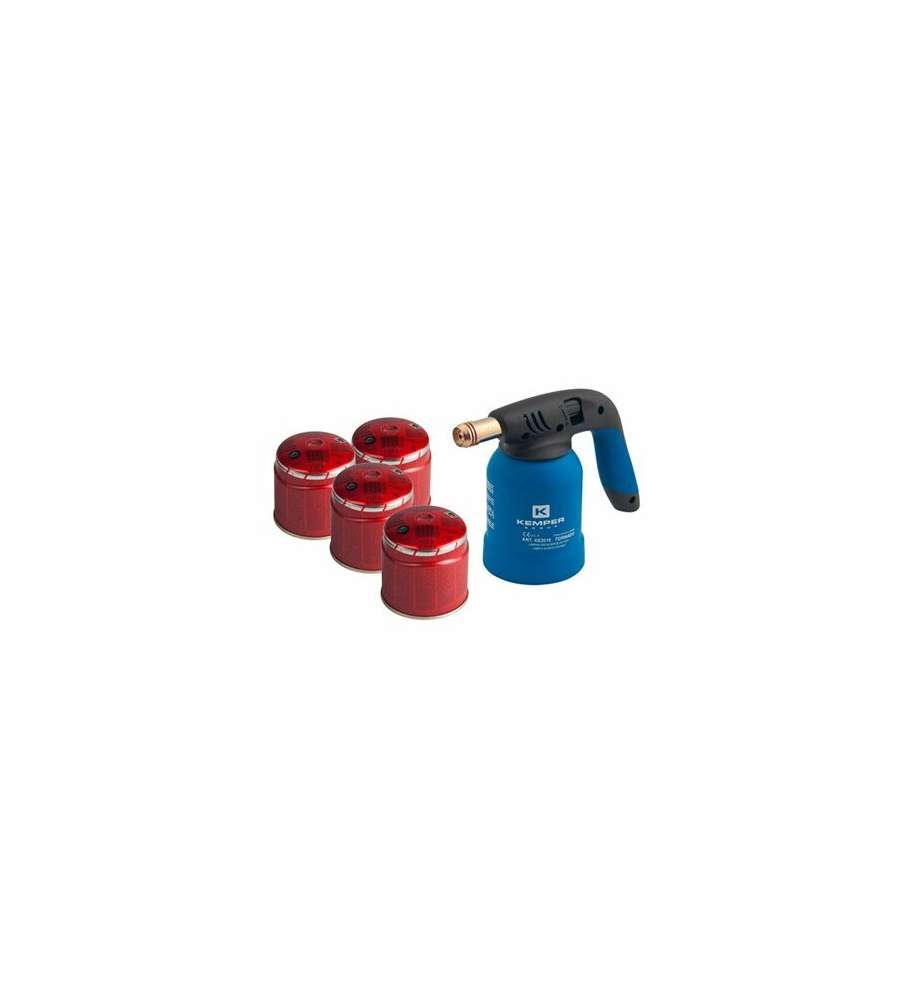 Lampada per saldare Kemper Tornado con 4 cartucce