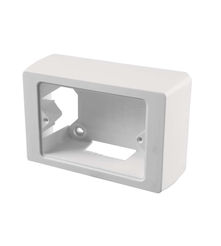 Poly Pool Scatola Portaplacca da Parete - Bianco - 92x63x42,5 mm