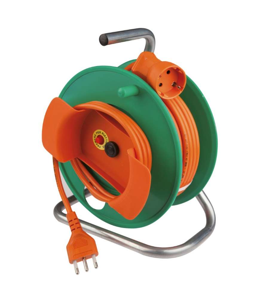 Avvolgicavo 230V - 15 metri - H05VV-F 3x1,5mm2