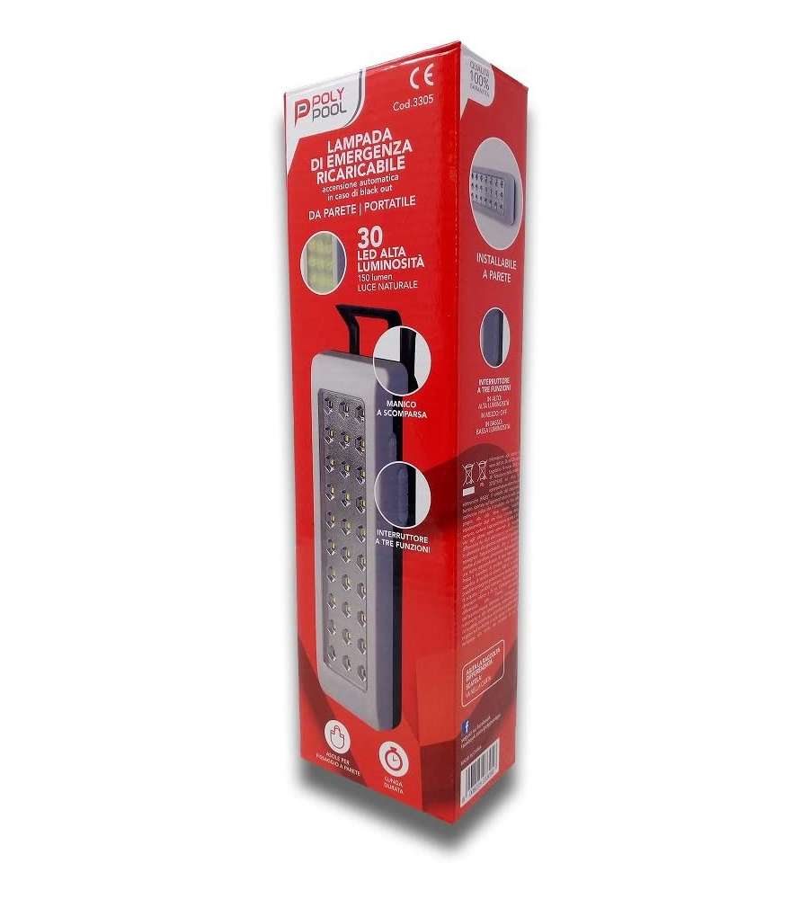 Lampada di Emergenza Portatile Ricaricabile
