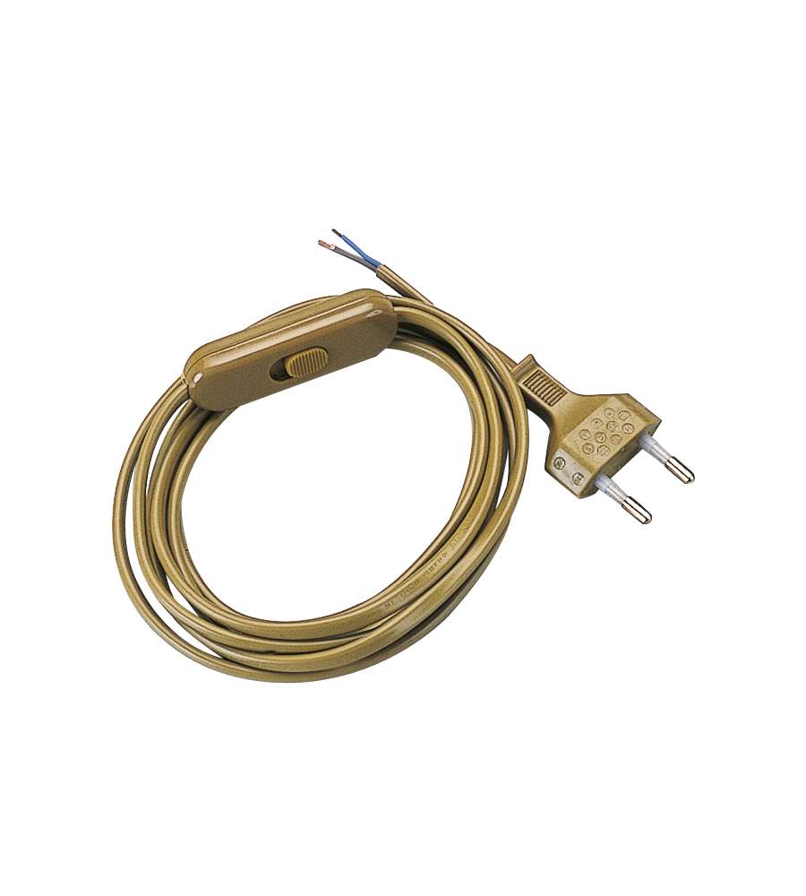 Poly Pool Cavo Abatjour Oro 1,5m - Ideale per Illuminazione
