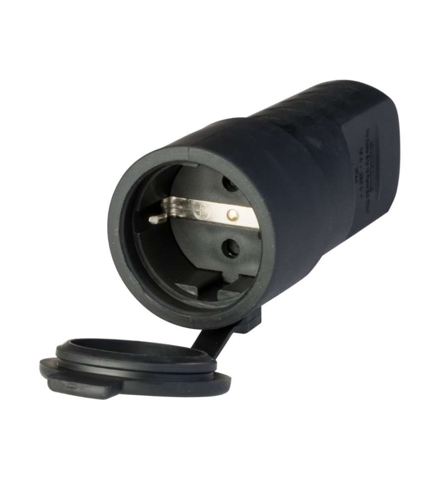 Presa gomma 16A 2P+T