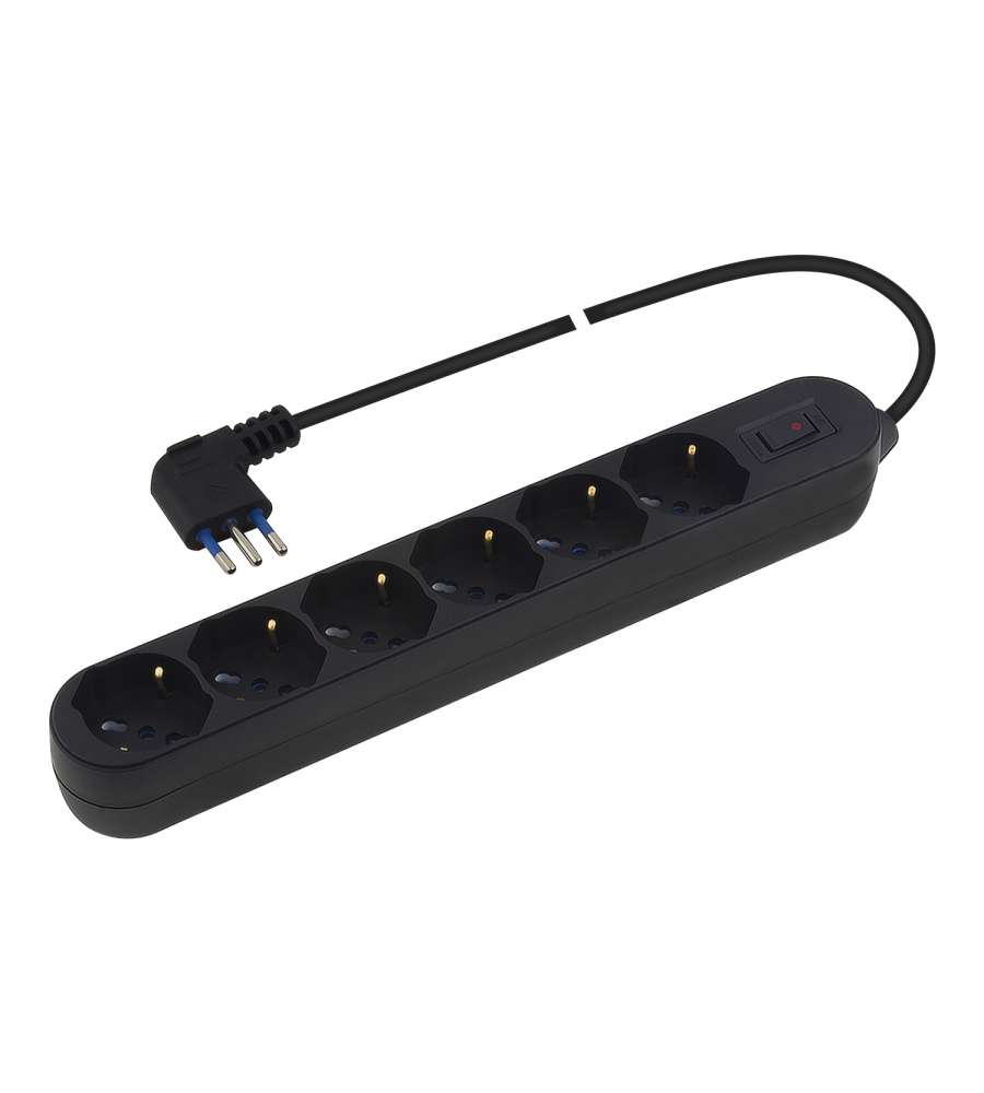 Presa multipla CHACON Snake - 3 x 16 A + 2 x USB - 1,5 m - FR