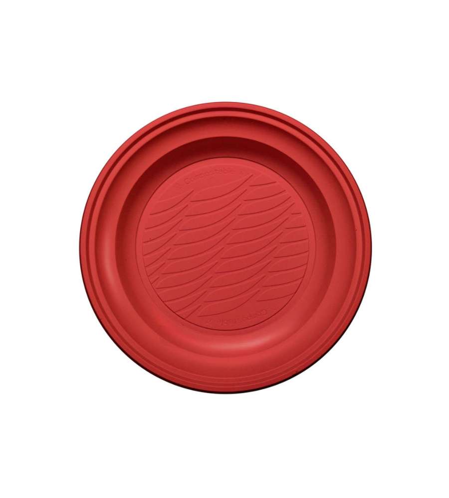 Piatto Fondo              Pz 20 Rosso Natural Bibo