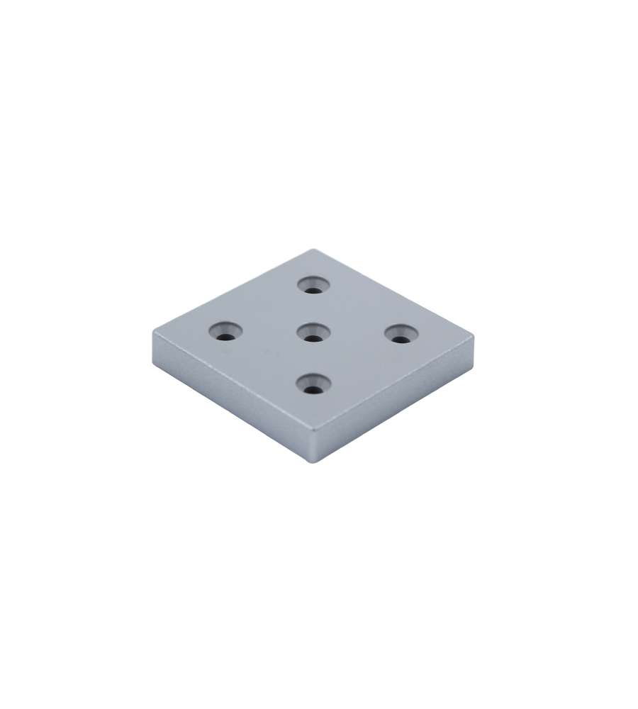 Piedino Quadro Grigio Mm.60X60 H.Mm.10