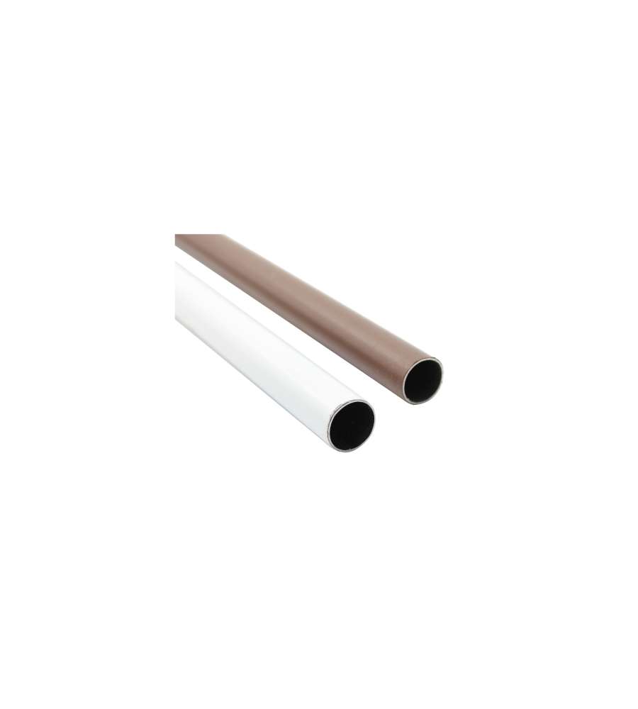 Tubo Tondo Plastificato Marrone Mm.18 Mt.1