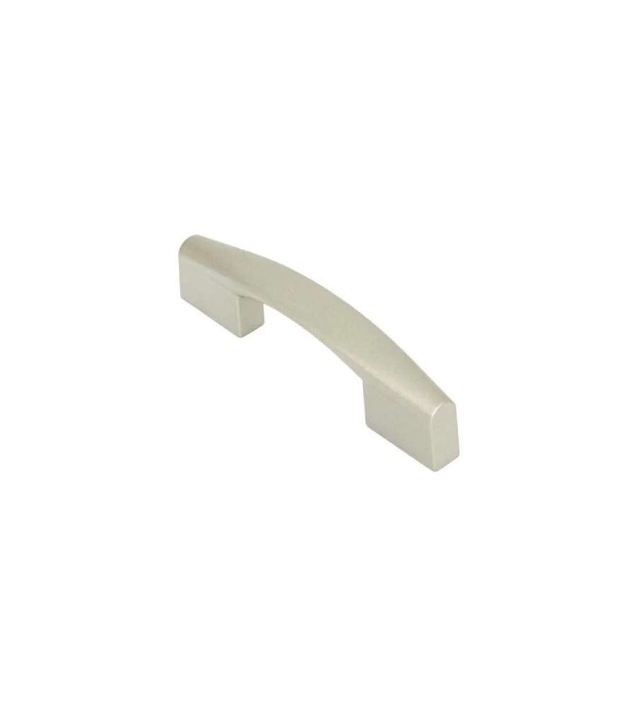 Maniglia Plastica Alluminio Satinato Mm128