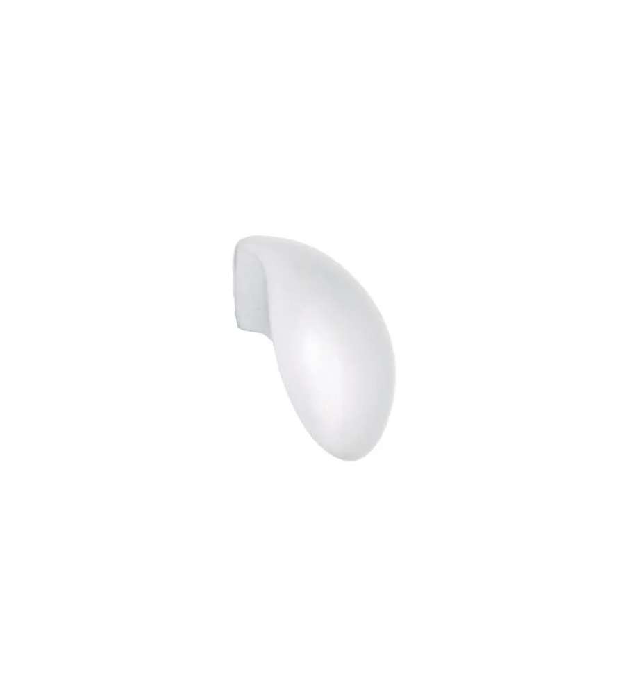 Maniglia Goccia Laccata Grigio 1 Foro