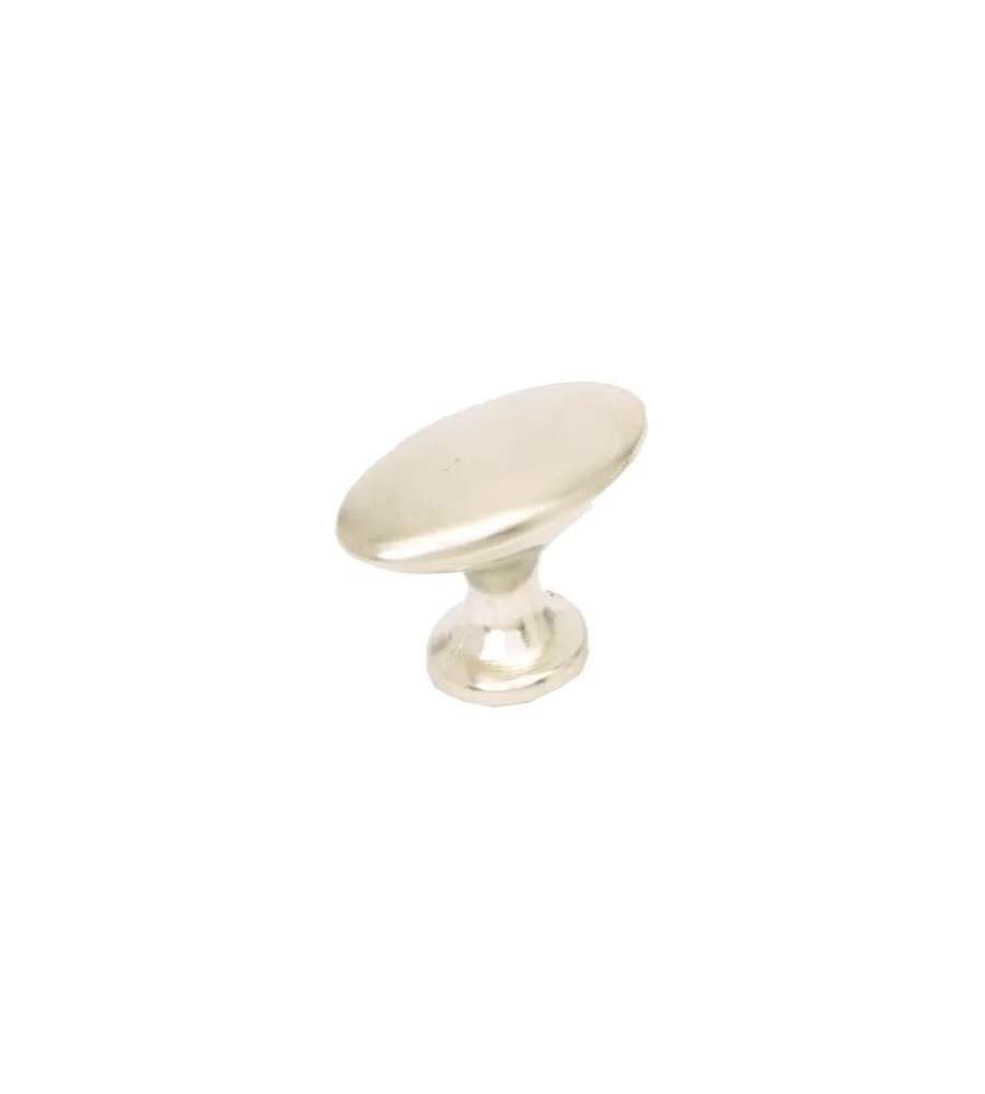 Pomolo Ovale Nichelato Mm.20X33