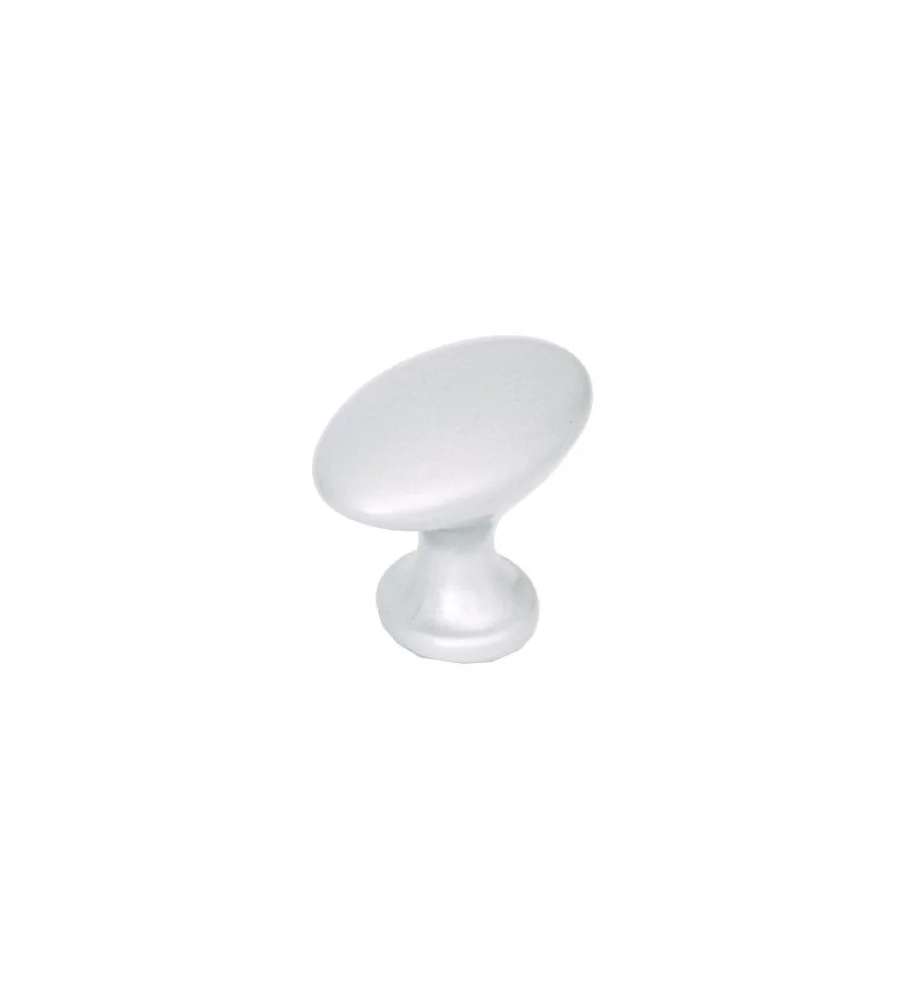 Pomolo Ovale Laccato Grigio Mm.20X33