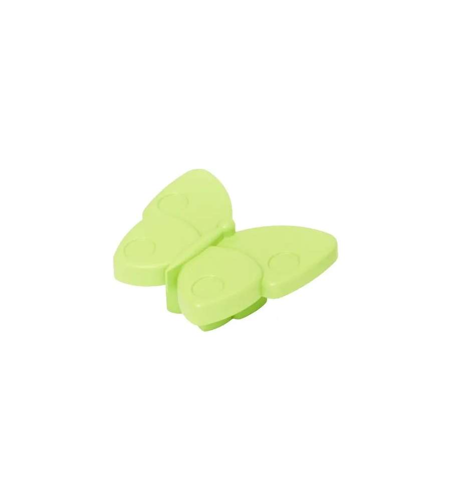 Pomolo Farfalla Plastica Verde