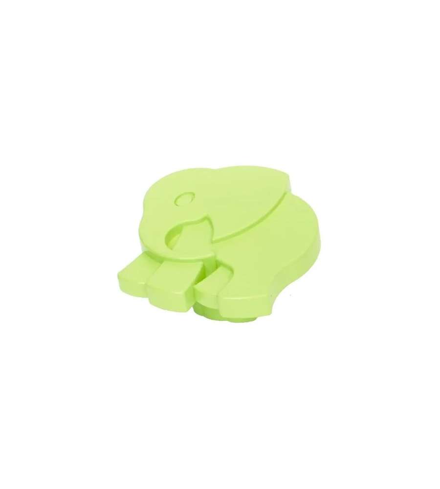 Pomolo Elefante Plastica Verde
