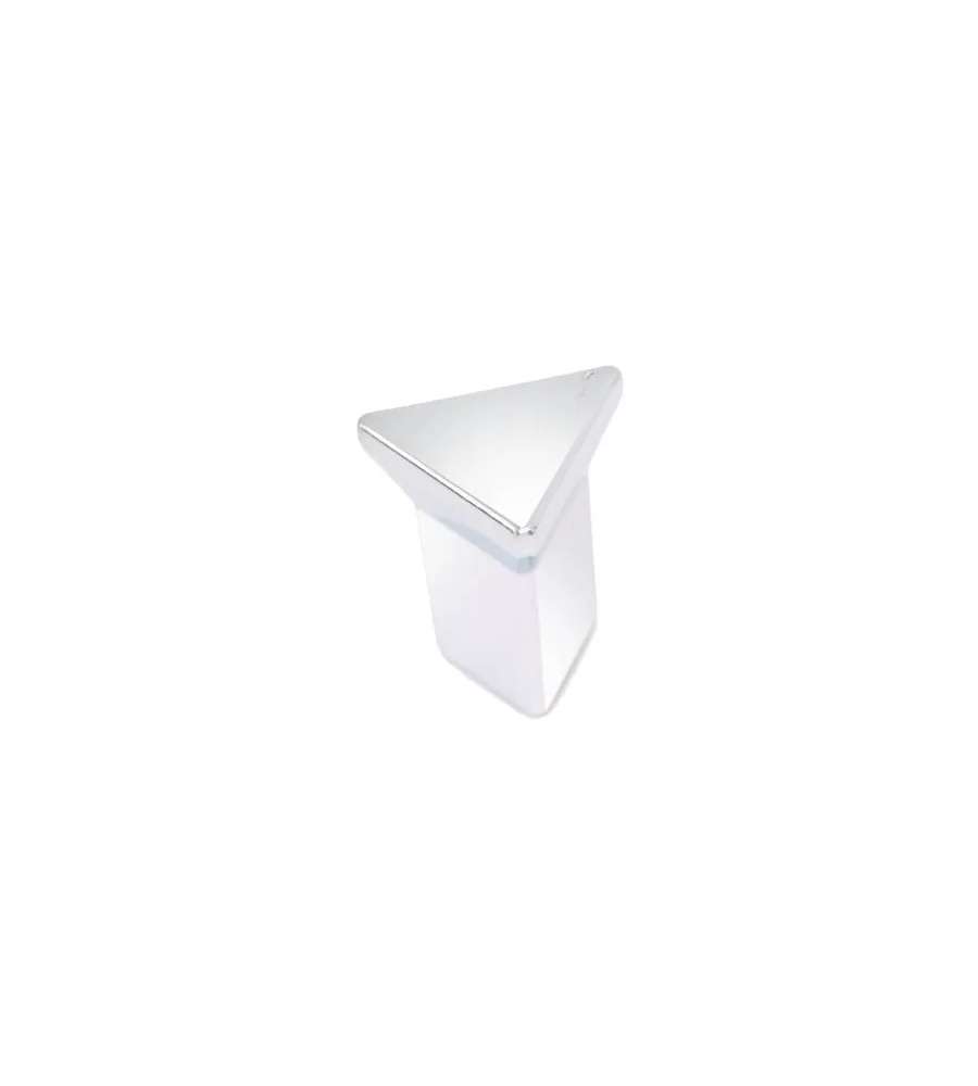Pomolo Triangolare Cromo Lucido