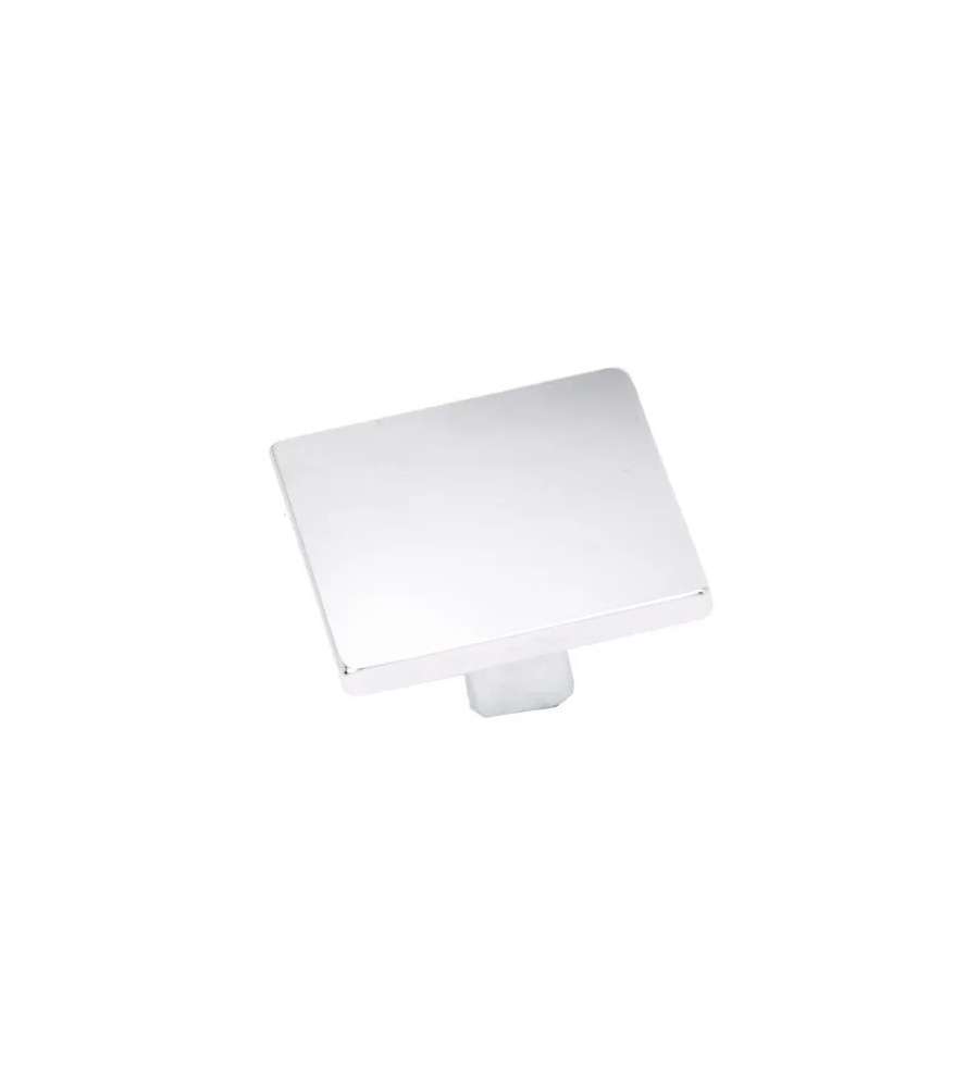 Pomolo Quadro Cromo Lucido Mm.16X16