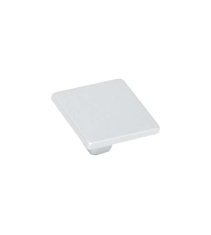 Pomolo Quadro Cromo Opaco Mm.16X16