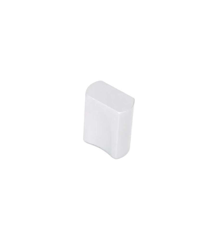 Pomolo Rettangolare Cromo Opaco Mm.12X20
