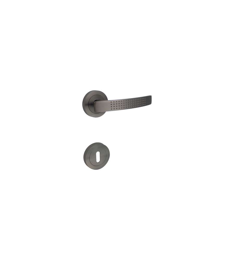 Maniglia Virgi Con Rosette Patent Alluminio Antracite