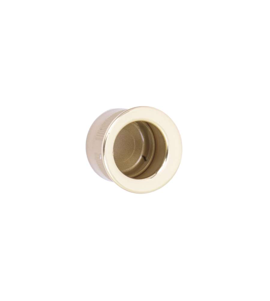 Frontale Trascinamento Porte Scorrevoli Ottone Lucido
