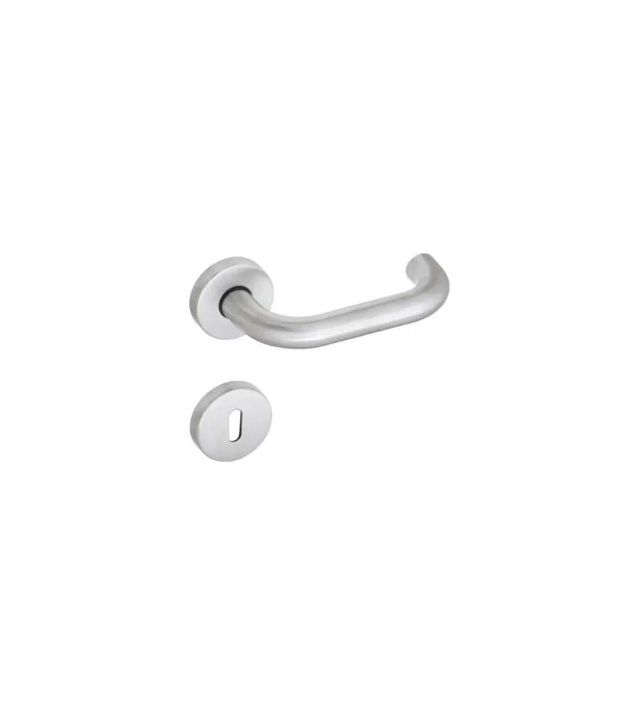Maniglia Rosette Patent Inox Lucido