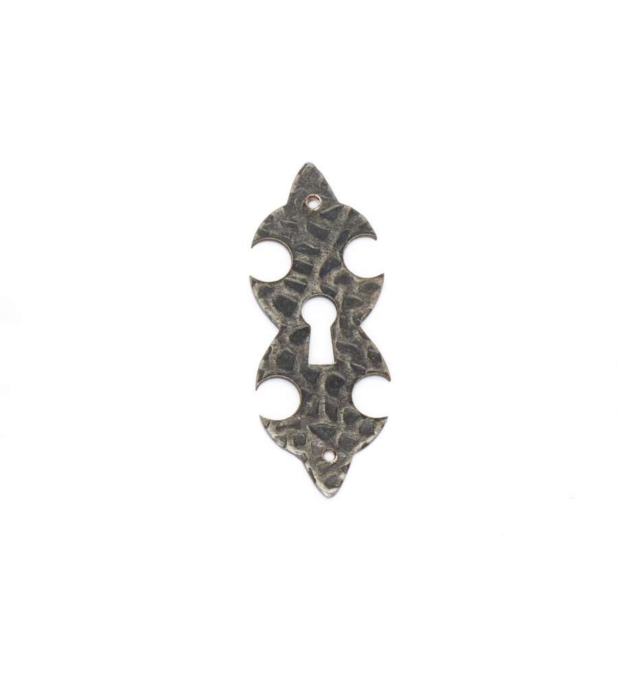 Bocchetta verticale in ferro battuto 80 x 30 mm