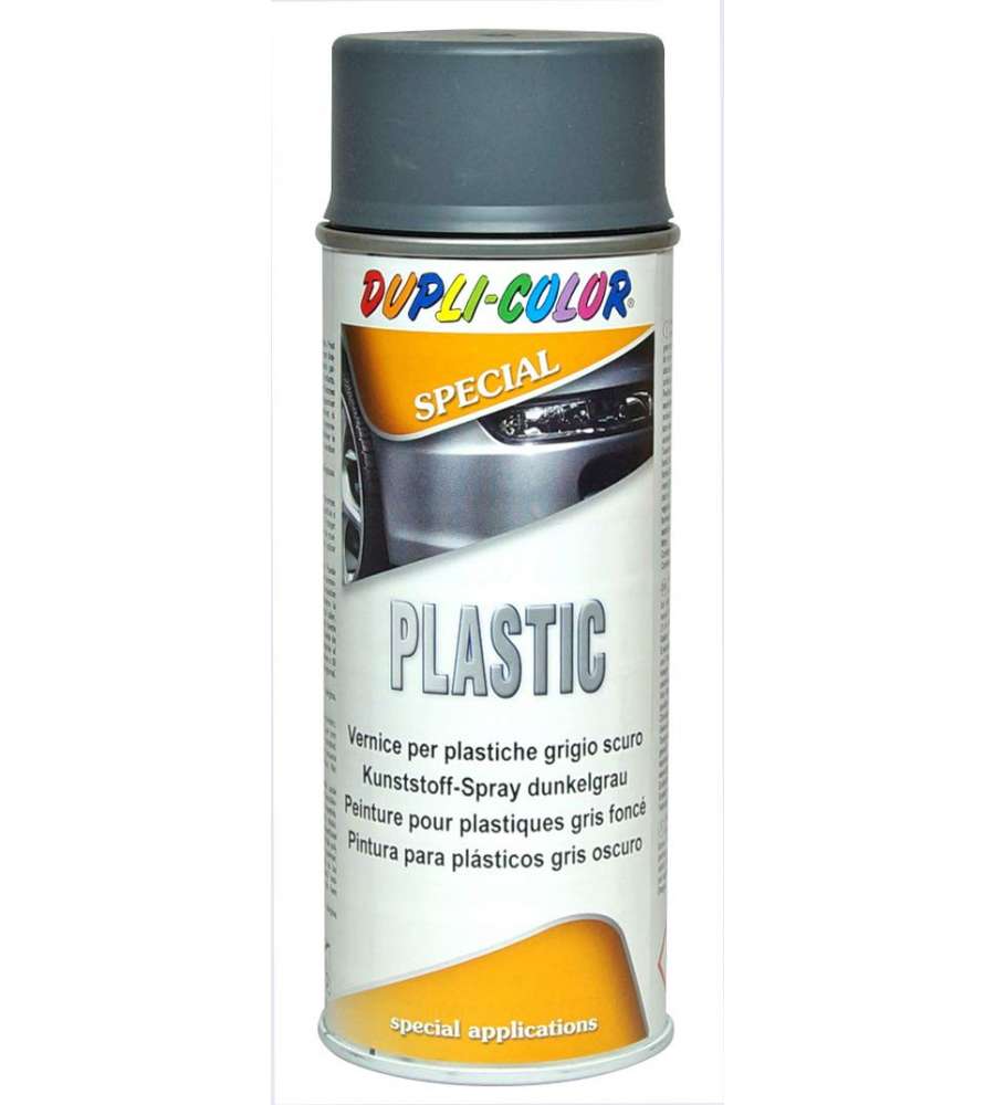 Motip Dupli Vernice Spray per Plastiche - Grigio Scuro - 400 ml