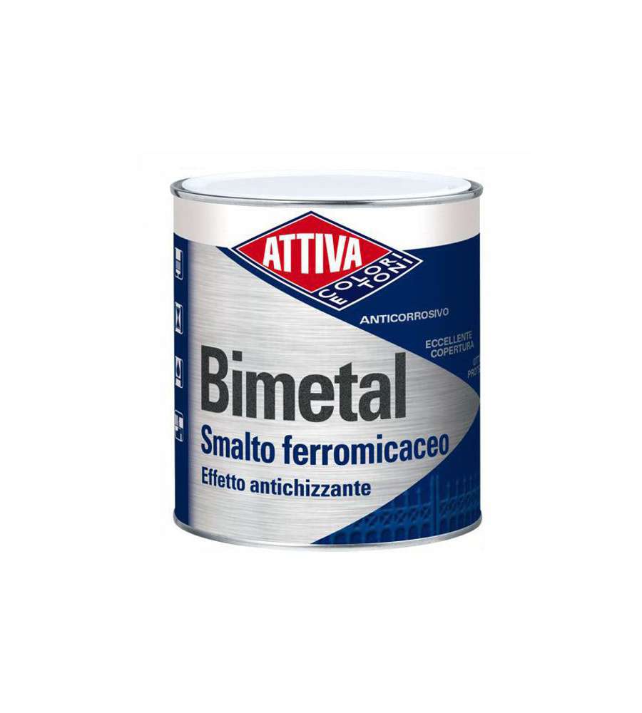 Smalto Ferromicaceo 0,75 29 Gri.Sc Bimetal Attiva