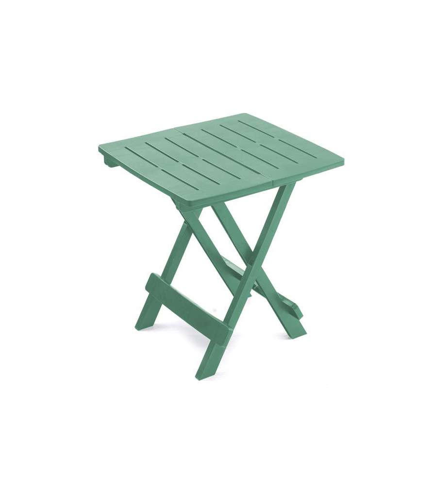 Tavolo Resina Pieghevole Adige Verde 44X44 Progarden