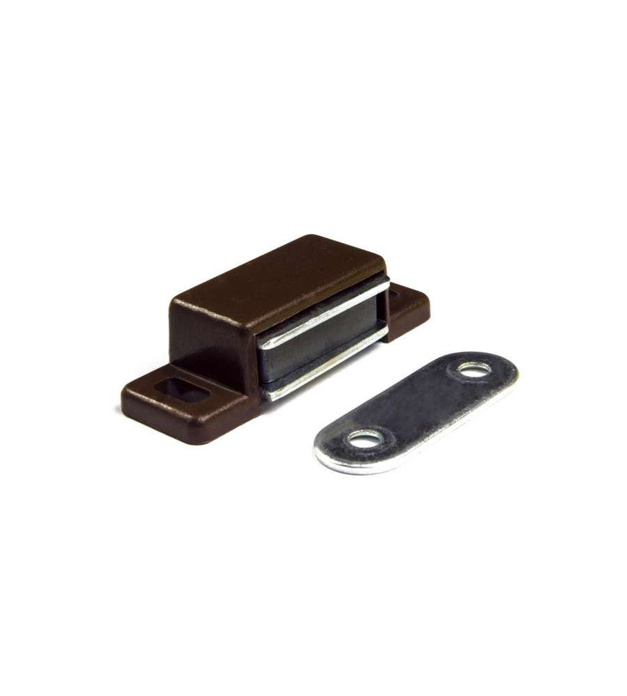 Chiusure magnetiche da applicare forza 4kg marrone 10pz
