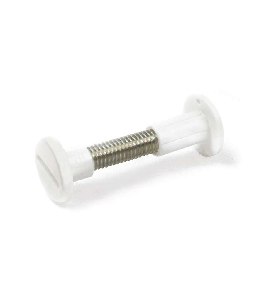 Viti di collegamento in plastica bianca M6 36-42 mm 4pz