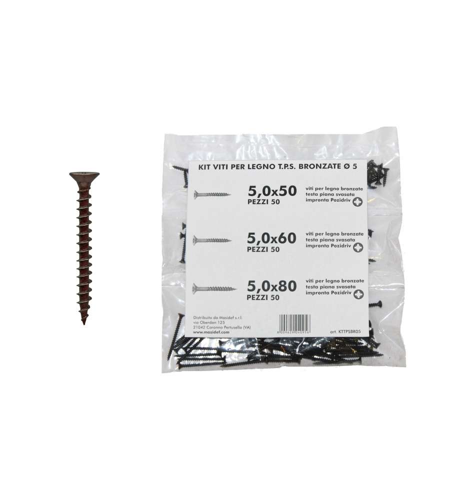 Kit viti tps br 5x50-60-80 pz 150