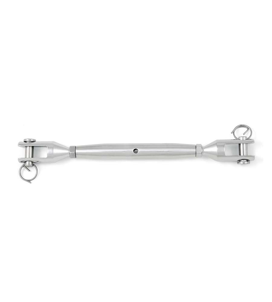 Tenditore a 2 forcelle M4 in acciaio Inox A4 - AISI 316