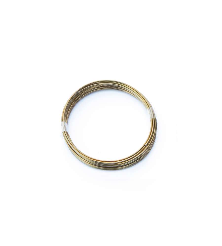 Filo di ottone cotto Diam. 1,5 mm. 4,5 mt.