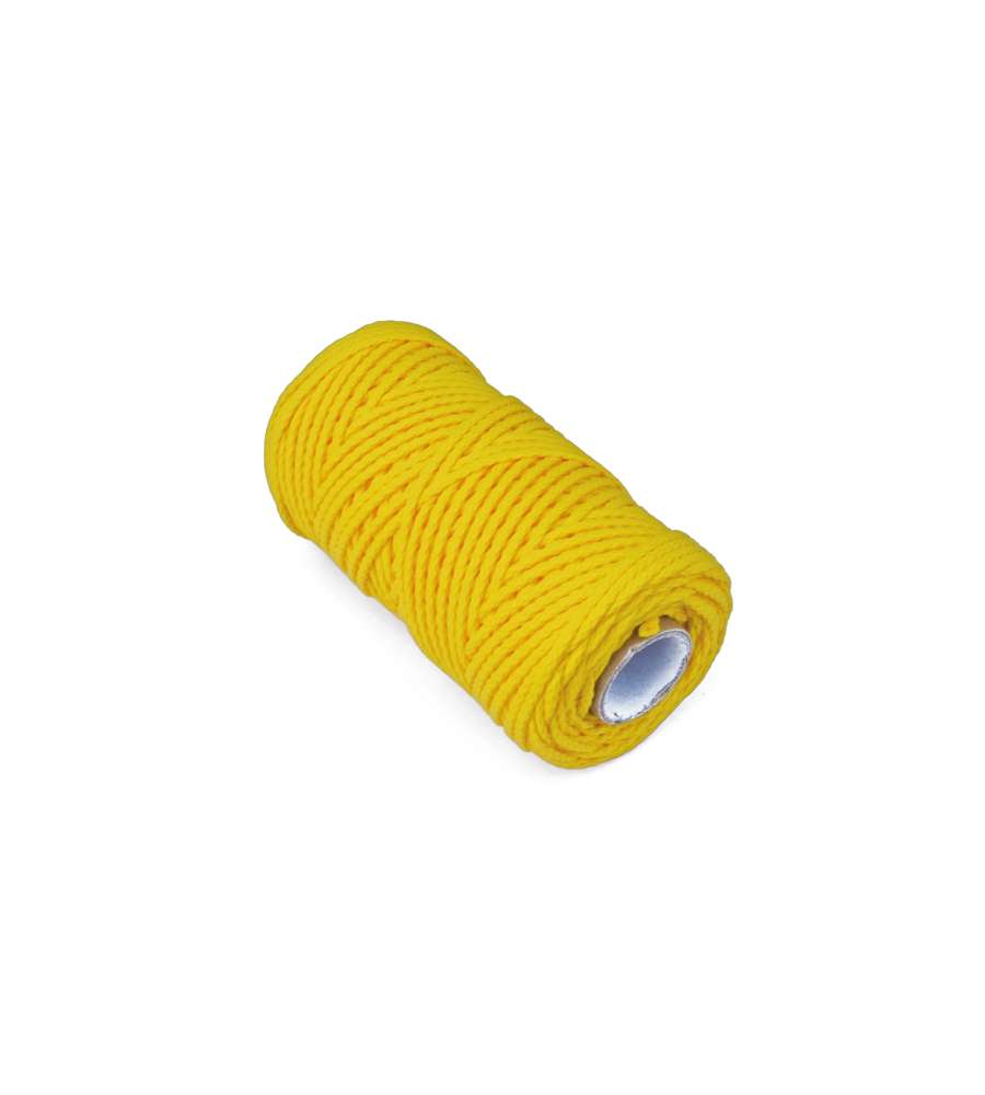 Treccia in polipropilene Diam. 1,8 mm. gialla 50 mt.