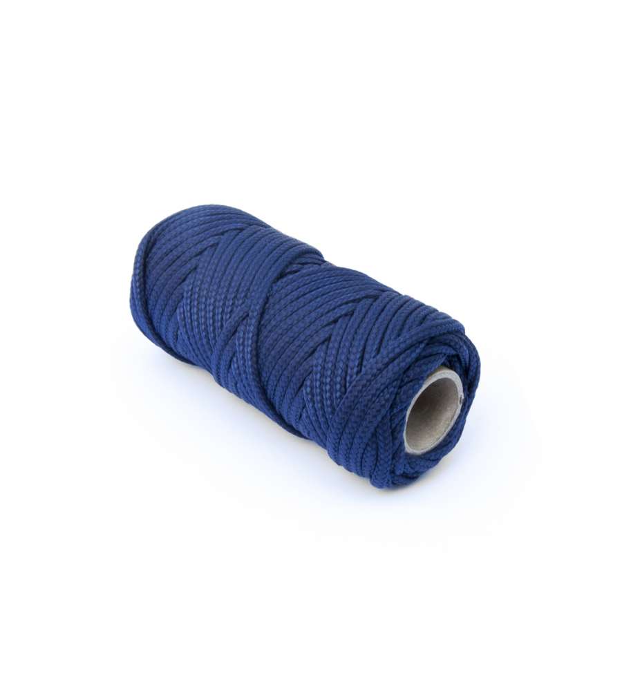 Treccia per veneziana in polipropilene Diam. 3 mm. blu 20 mt.