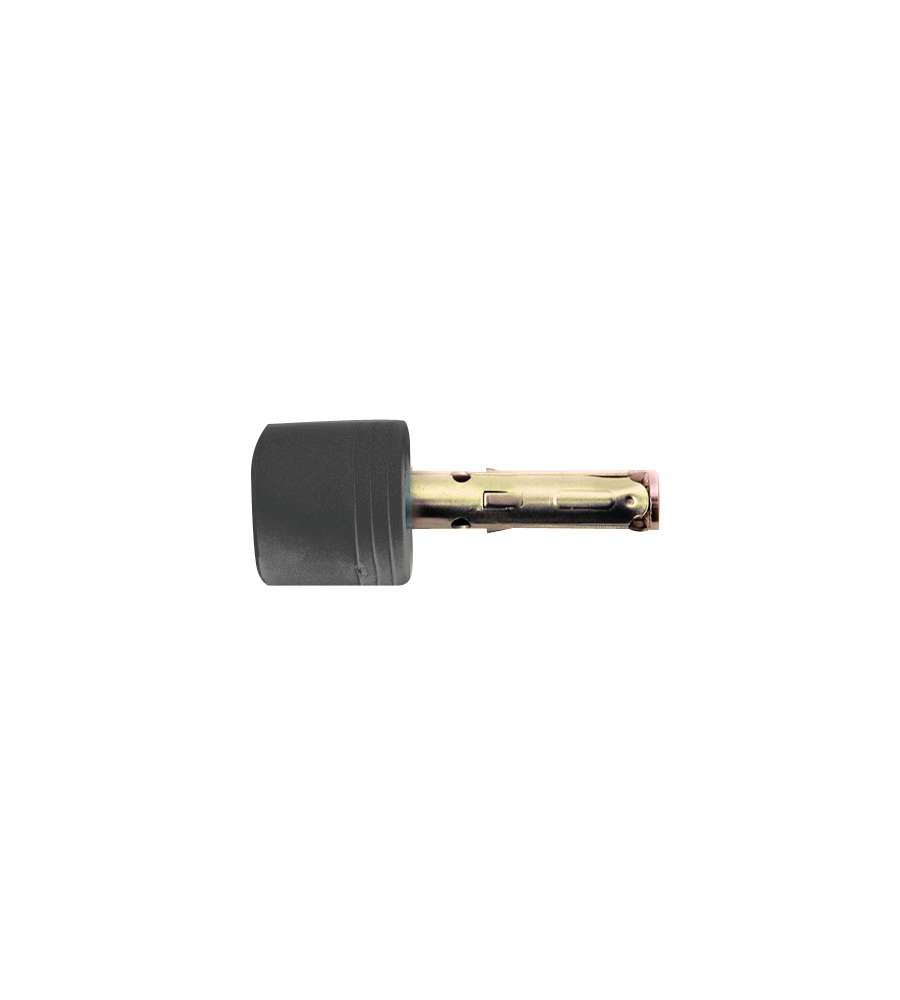 Fermaporta in gomma Nero mm.25